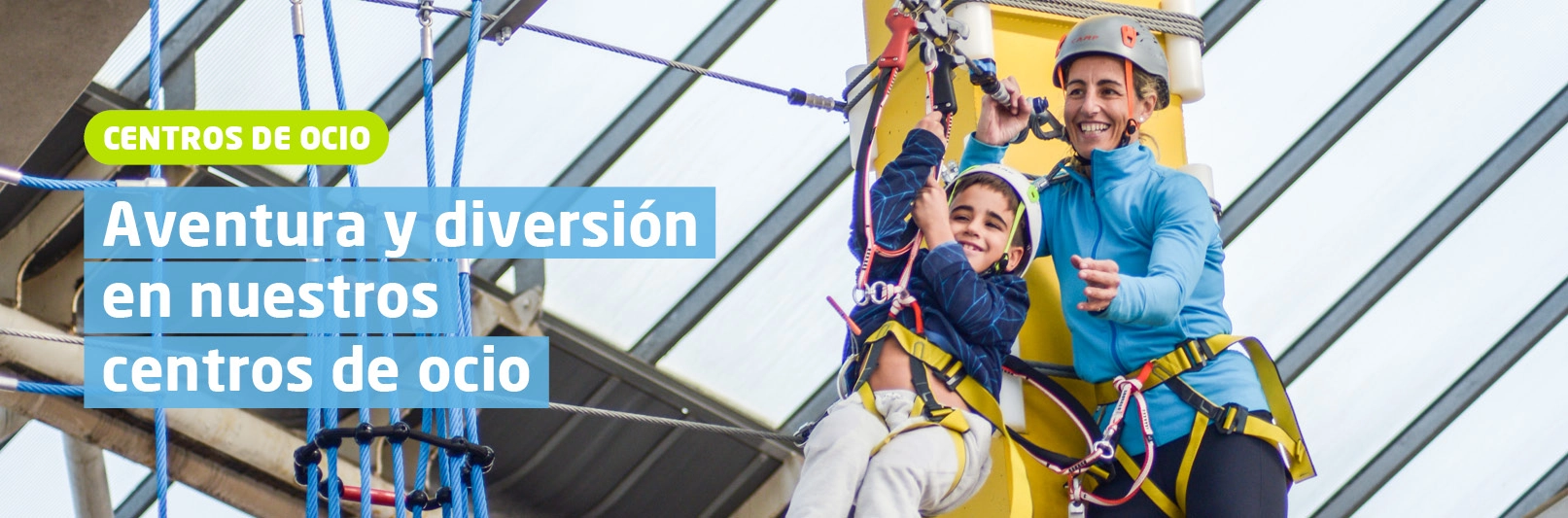 centros de ocio, jumping park y tirolinas