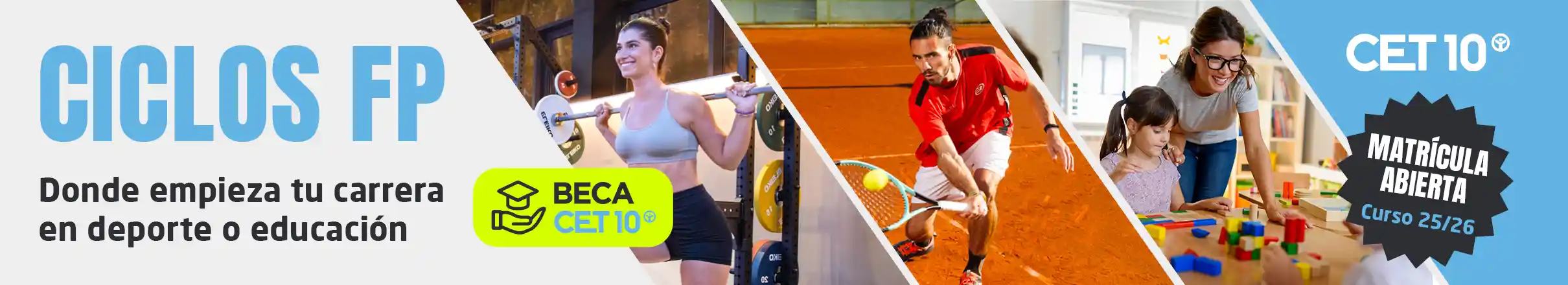 ciclos formativos deportivos en CET10
