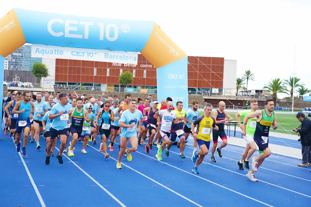 aquatló familiar cet10 barcelona triatló