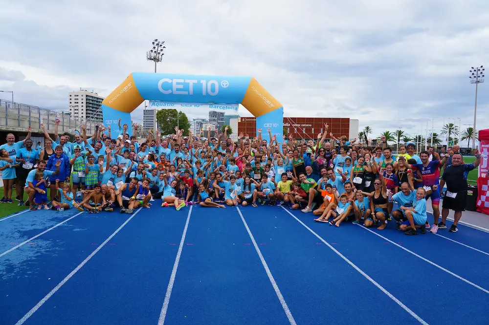 aquatló familiar cet10 barcelona triatló
