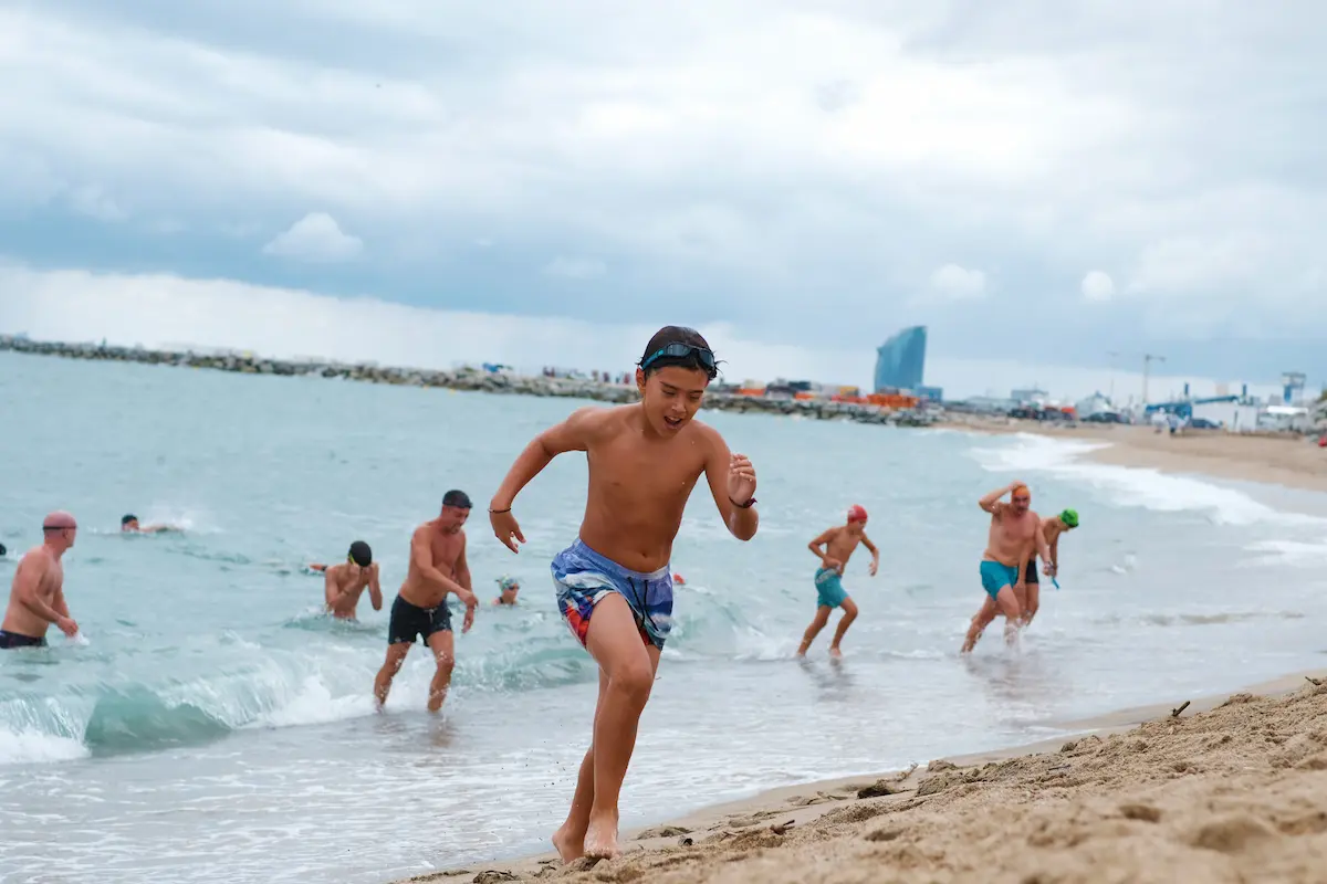 aquatló familiar cet10 barcelona triatló
