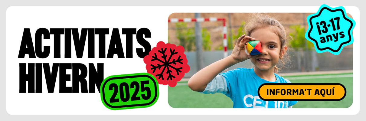 Infant jugant a les activitats d'hivern