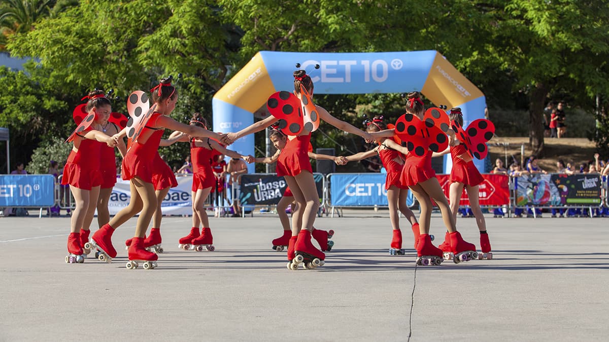 ball de patinatge artístic a l'interescolar