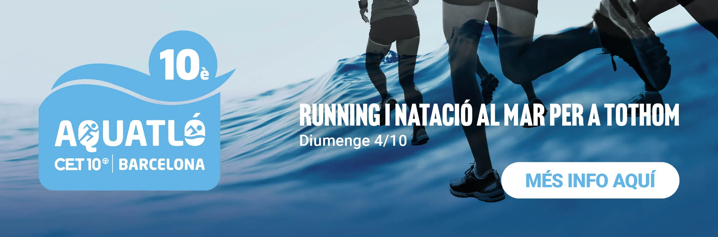 aquatló barcelona, running i natació